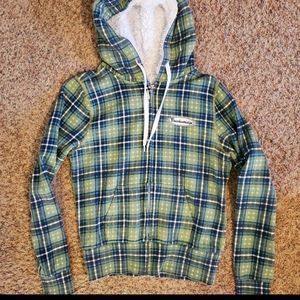 Breckenridge Green plaid sweater